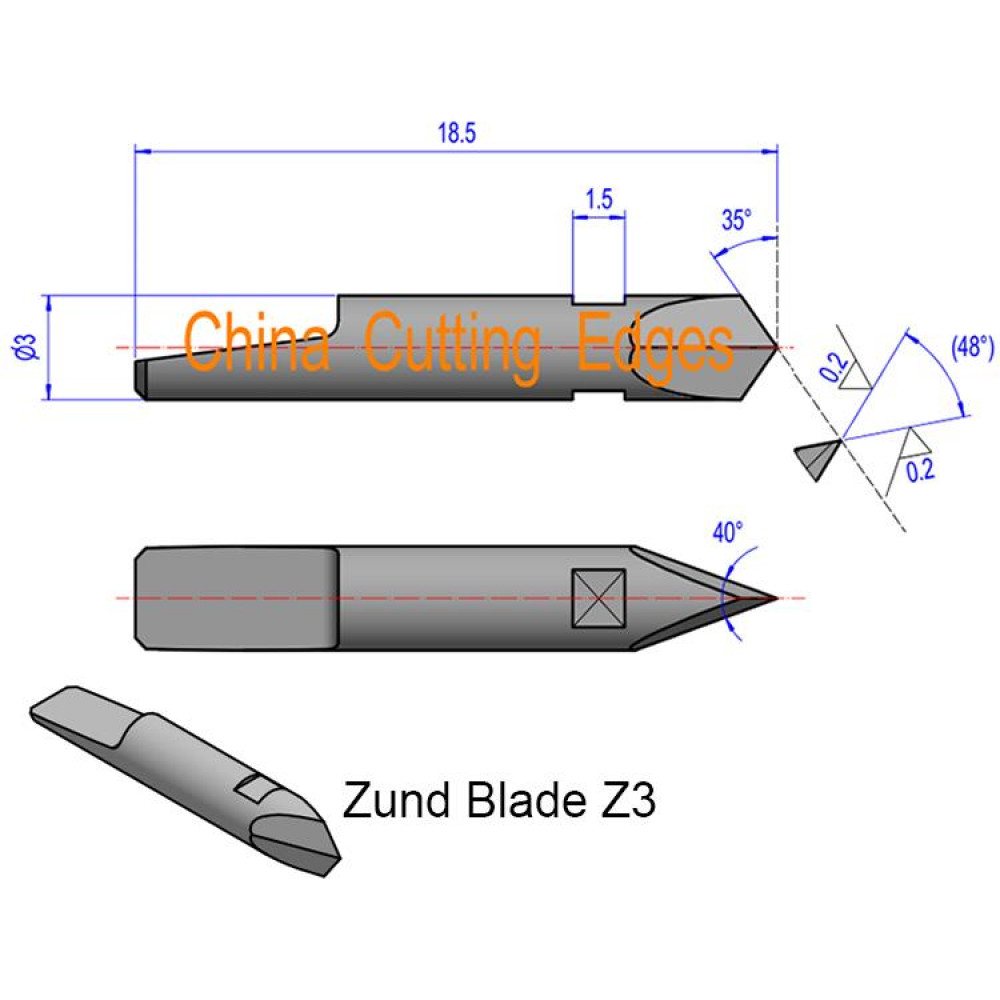 Z3 Zund Режущие лезвия Ножи
