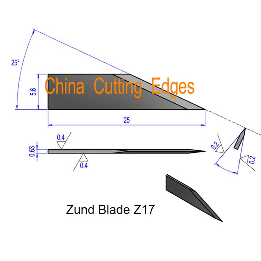 Z17 ZUND Режущие лезвия ножи